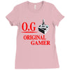 old school gamer Ladies Fitted T-Shirt