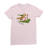 the tree, the raccoon Ladies Fitted T-Shirt
