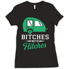 Bitches With Hitches Ladies Fitted T-Shirt