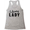 library lady Racerback Tank