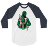 fawns meet kaiju 3/4 Sleeve Shirt