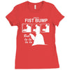big hero 6 baymax tee fist bump balalala walt disney animation Ladies Fitted T-Shirt