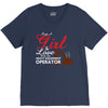 Just A Girl In Love With Her Heavy Equipment Operator V-Neck Tee