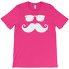 hipster glasses and moustache T-Shirt
