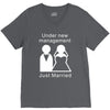 under new management   just married V-Neck Tee
