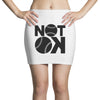 not ok baseball Mini Skirts