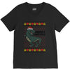 ugly dinosaur merry christmas V-Neck Tee