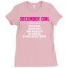 December Girl Hated By Many Ladies Fitted T-Shirt