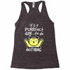 purrfect day Racerback Tank