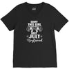 sorry this girl is already taken by a super sexy july boyfriend V-Neck Tee