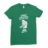 space skeletons in outer space Ladies Fitted T-Shirt