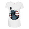 us flag 2 Maternity Scoop Neck T-shirt