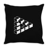 sheldon dreieck big bang theory triforce illusion 3d nerd fun usa Throw Pillow