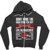 what have the ever done for us? Zipper Hoodie
