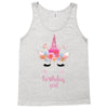 birthday unicorn family series birthday girl Tank Top