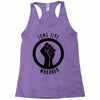 long live wakanda Racerback Tank