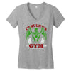 cthulhu gym Women's V-Neck T-Shirt