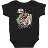 deadpool and superman Baby Bodysuit