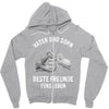 vater und sohn Zipper Hoodie
