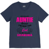 I&rsquo;m Called Auntie Because I&rsquo;m Way Too Cool To Be Called Grandma V-Neck Tee