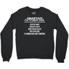 Smartass October Girl Crewneck Sweatshirt