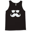 hipster glasses and moustache Tank Top