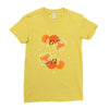 space fox Ladies Fitted T-Shirt