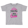 Celebrating With the 4th Birthday Queen Toddler T-shirt