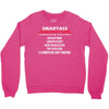 Smartass January Girl Crewneck Sweatshirt