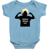khabib nurmagomedov silouhette Baby Bodysuit