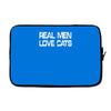 real men love cats Laptop sleeve