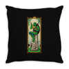 here lies shredder Throw Pillow