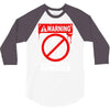 zombie  do not feed the zombies fun 3/4 Sleeve Shirt