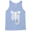pregnant skeleton baby costume halloween maternity ninja ladies Tank Top
