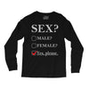 Sex Yes Please Long Sleeve Shirts