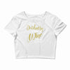 wine outside Crop Top