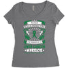 Never Underestimate The Strength Of A Liver Cancer Warrior Women's Triblend Scoop T-shirt