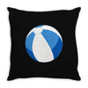 Blue Beachball Baby Boy Throw Pillow