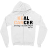 Heal Cancer Zipper Hoodie