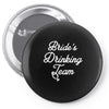 bride's drinking team diamond ring bachelorette Pin-back button