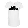Little Groot Maternity Scoop Neck T-shirt