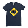 bear shark Ladies Fitted T-Shirt