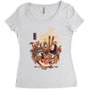 Popular Ramen Women's Triblend Scoop T-shirt