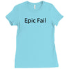 epic fail Ladies Fitted T-Shirt