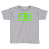 mens fbi print casual slim Toddler T-shirt