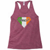 donnelly irish superhero Racerback Tank