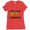 life's a game basketball Ladies Fitted T-Shirt