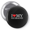 i heart my husband Pin-back button