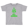 keep calm and kill zombies Toddler T-shirt