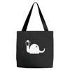apatosaurus white Tote Bags